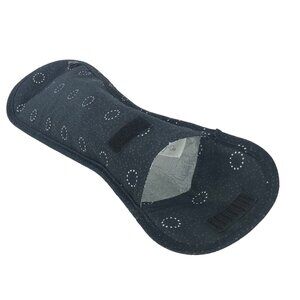 Thirty One Black Circle Dot Print Hot Iron Curling Flat Case Travel Pouch Sleeve